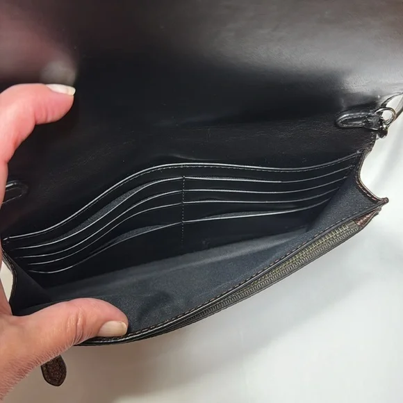 COACH HAYDEN FOLDOVER CROSSBODY CLUTCH - Picture 11 of 16